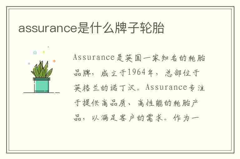 assurance是什么牌子轮胎