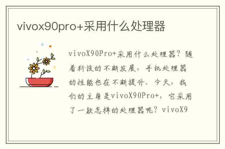 vivox90pro+采用什么处理器