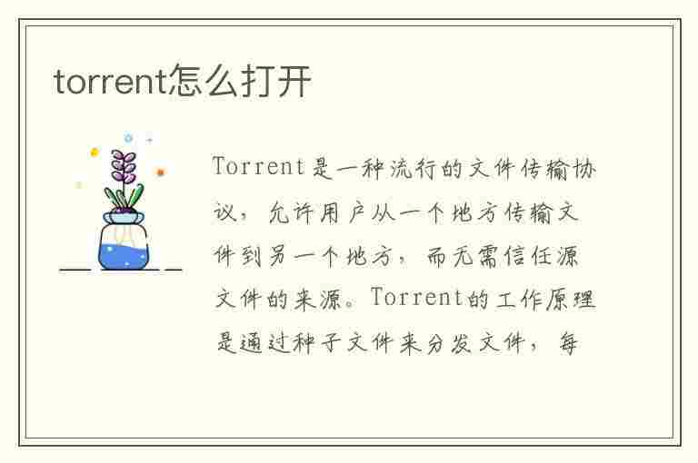 torrent怎么打开(torrent怎么打开 手机)