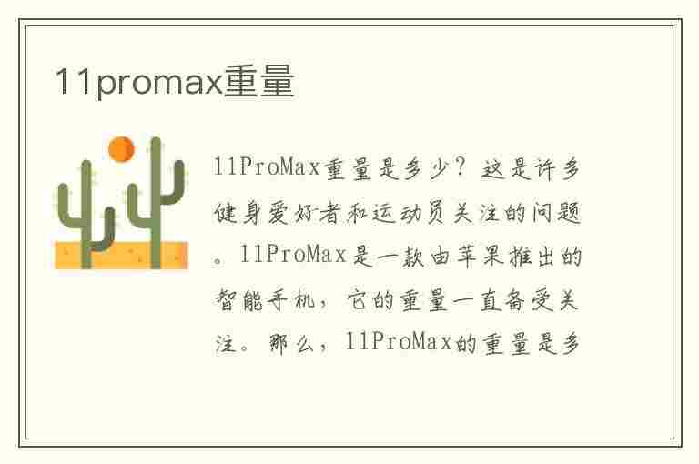 11promax重量(11promax重量多少克)