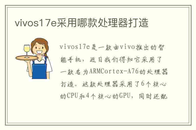 vivos17e采用哪款处理器打造